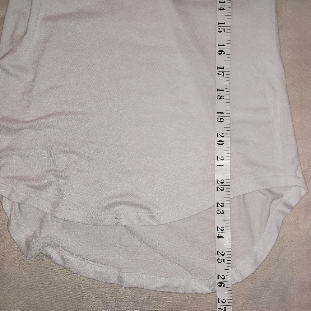 NWT No Boundaries Juniors White Braided V Neck Top Size 7-9 - Picture 15 of 15